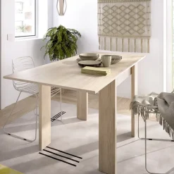Tavolo allungabile 67-134x67cm legno naturale Koke