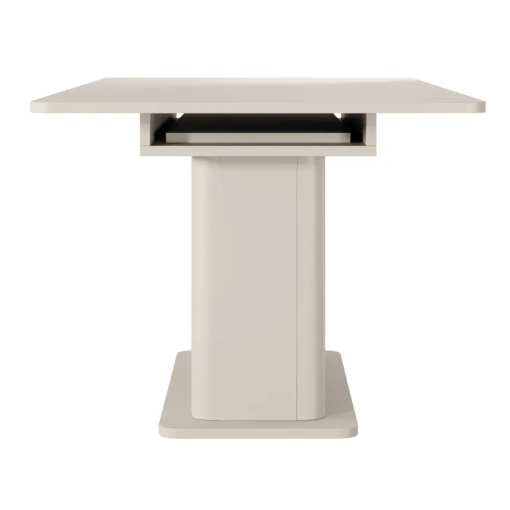 Tavolo allungabile 160/200x90cm rettangolare beige cannettato Ramis