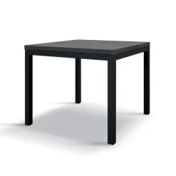 Tavolo 90/180 cm allungabile acciaio ossido metallo Alanda