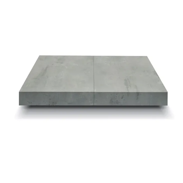 Tavolo 160/250cm allungabile grigio cemento gambe in antracite Hildago