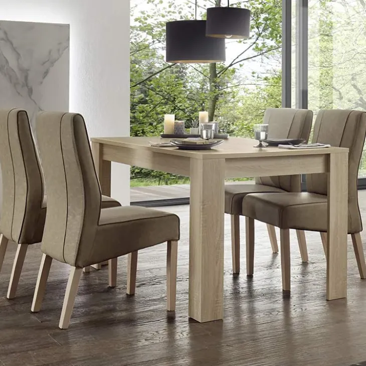 Tavolo 137/185cm allungabile moderno rovere samoa Olimpo Obsession