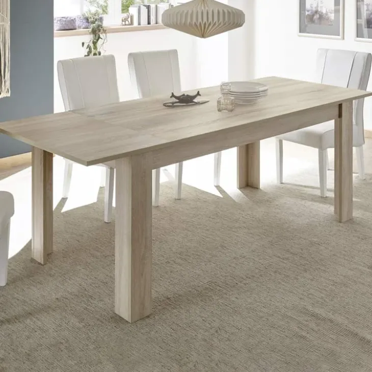 Tavolo 137/185cm allungabile moderno rovere samoa Olimpo Obsession