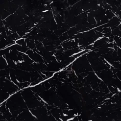 Tavolo 130/180cm allungabile moderno marmo nero Aspen