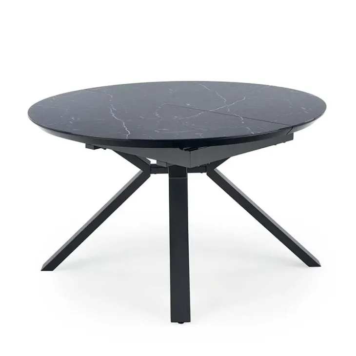 Tavolo 130/180cm allungabile moderno marmo nero Aspen