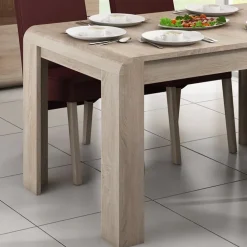 Tavolo 144/184cm allungabile moderno rovere chiaro Alan Gihome®