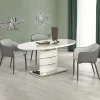 Tavolo 140/180cm allungabile moderna bianco lucido Tamarindo