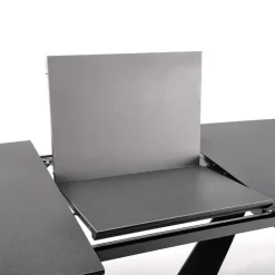Tavolo 160/220cm allungabile moderno grigio scuro nero Sienna