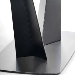 Tavolo 160/220cm allungabile moderno grigio scuro nero Sienna