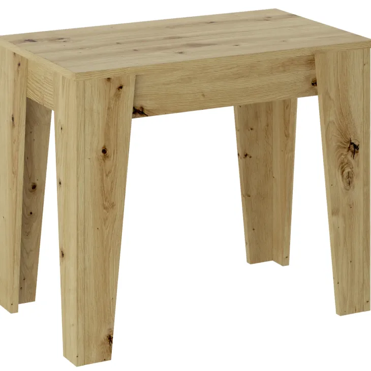 Tavolo 54/306cm consolle allungabile rovere chiaro Grace Gihome®