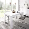 Tavolo 140/190cm da pranzo allungabile bianco lucido Afrodite