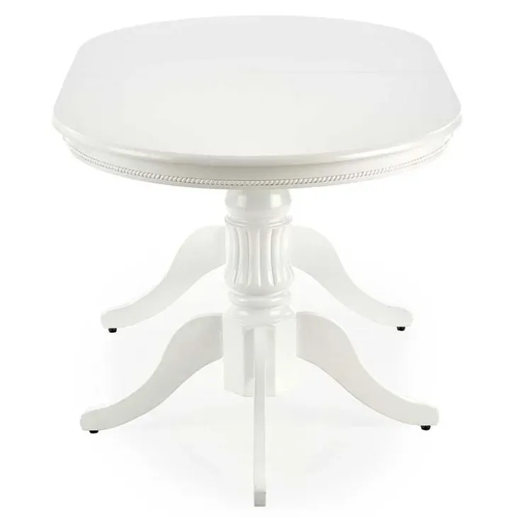 Tavolo 150/190cm da pranzo allungabile moderno bianco lucido Duncan