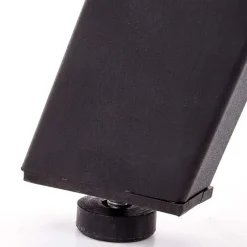 Tavolo 140/180cm rettangolare allungabile noce miele nero Meja