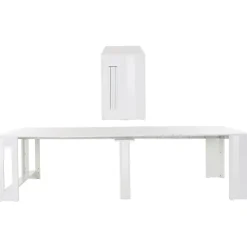 Tavolo consolle allungabile 50-300cm bianco frassinato Zenzero