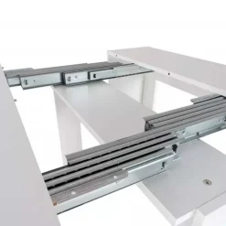 Tavolo consolle allungabile 52/238cm moderno nobilitato bianco frassinato Virginia
