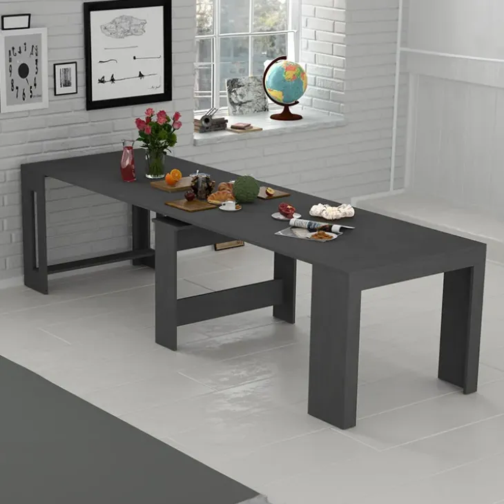 Tavolo consolle allungabile 50-300cm ossido Zenzero