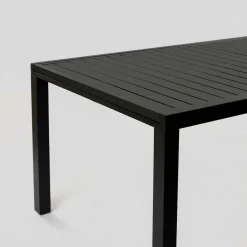 Tavolo da giardino allungabile 200/300x100cm in alluminio antracite Brezza