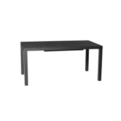 Tavolo da giardino allungabile 160/240x90cm in alluminio antracite Brezza