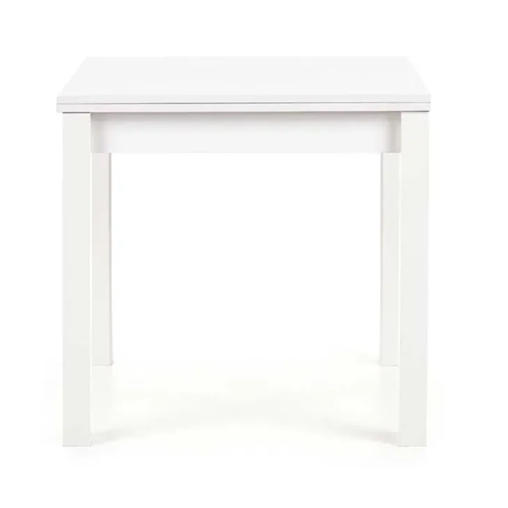 Tavolo da pranzo allungabile moderno 80/160cm bianco frassinato Akainu