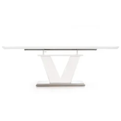 Tavolo da pranzo allungabile 160/220cm bianco lucido Gerbera Gihome®