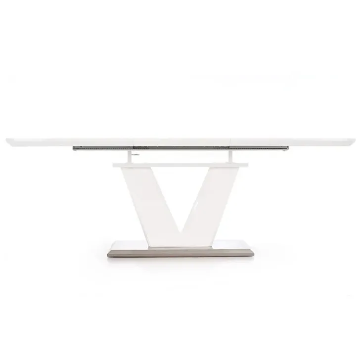 Tavolo da pranzo allungabile 160/220cm bianco lucido Gerbera Gihome®