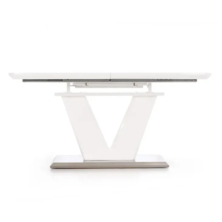 Tavolo da pranzo allungabile 160/220cm bianco lucido Gerbera Gihome®