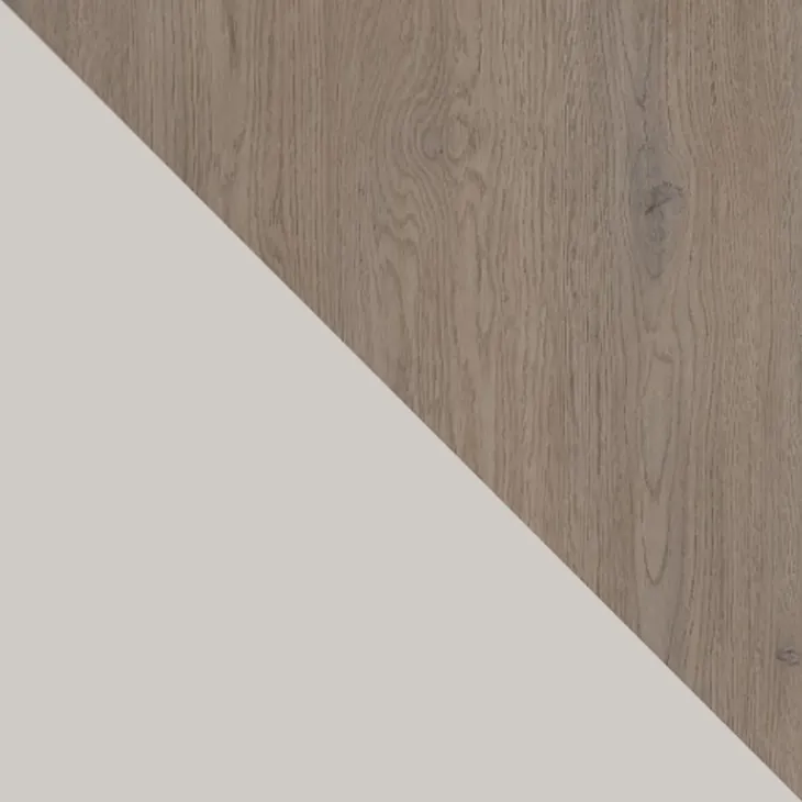 Tavolo da pranzo allungabile 160/236x90 cm industrial rovere scuro metallo cashmere Hexa