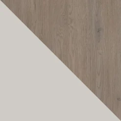 Tavolo da pranzo allungabile 100/176x100 cm rotondo industrial rovere scuro metallo cashmere Monox