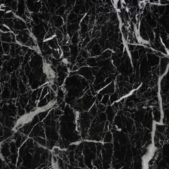 Tavolo da pranzo moderno 160x90cm marmo nero oro Stella