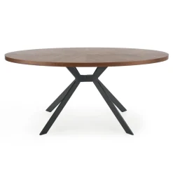 Tavolo da pranzo 170x90cm design moderno noce nero Emilio