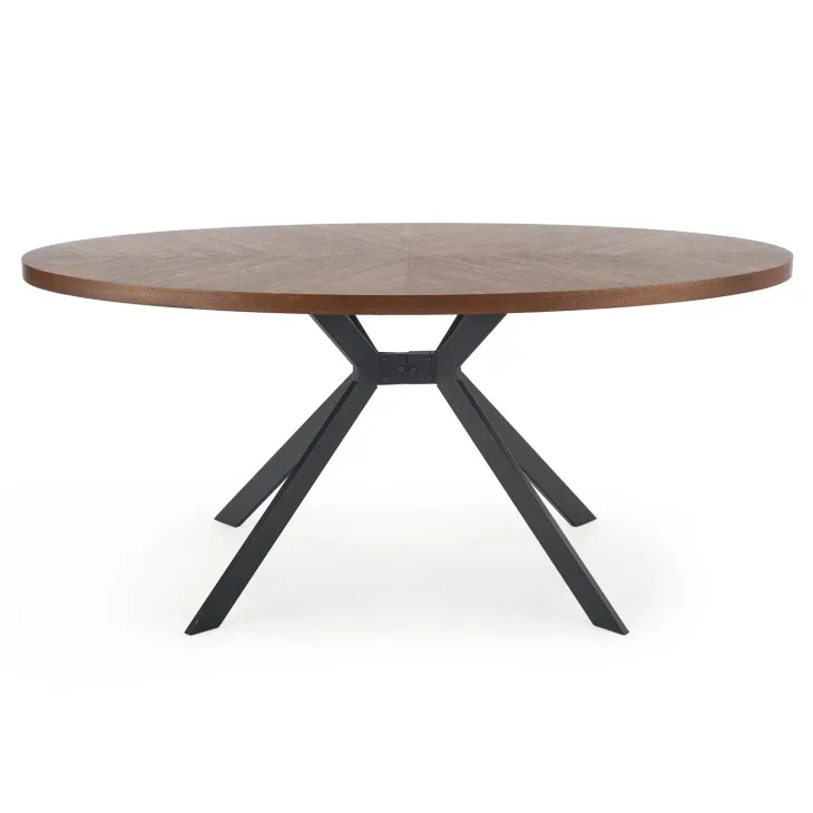 Tavolo da pranzo 170x90cm design moderno noce nero Emilio