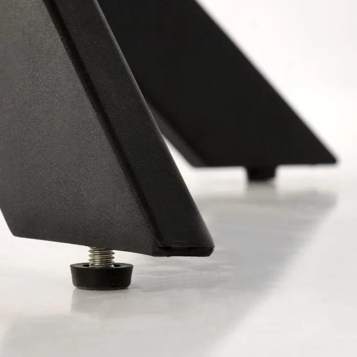 Tavolo rotondo 100x100cm moderno rovere nero Dormelada