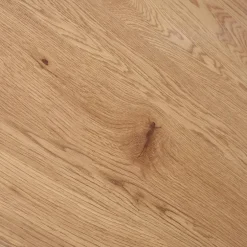 Tavolo 160x90cm da pranzo moderno rovere dorato nero Wilson