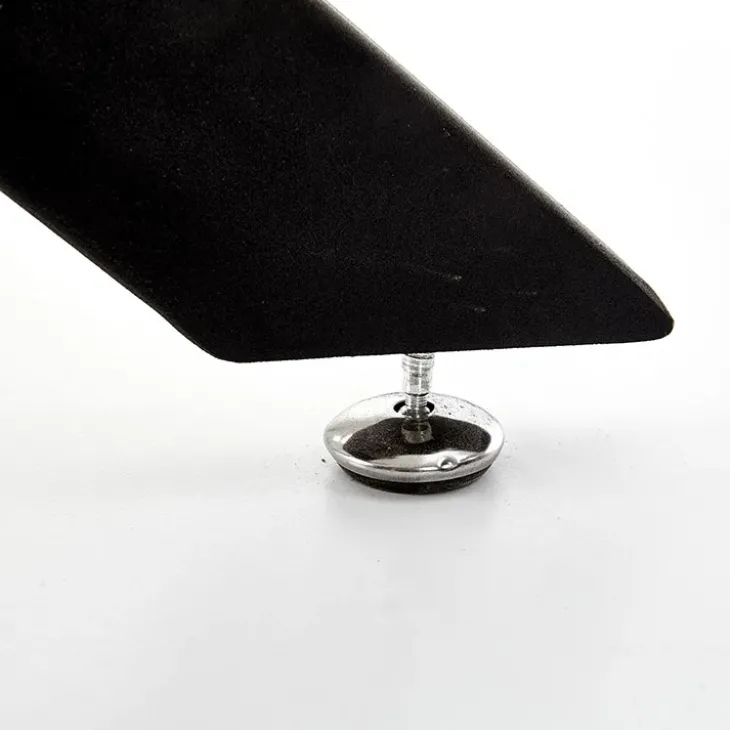 Tavolo 120x120cm da pranzo rotondo moderno vetro nero Anice Gihome®