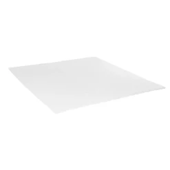 Topper alla francese 140x200cm trapuntato imbottito con elastici bianco Corsica