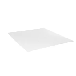 Topper matrimoniale oversize 180x200cm trapuntato imbottito con elastici bianco Corsica