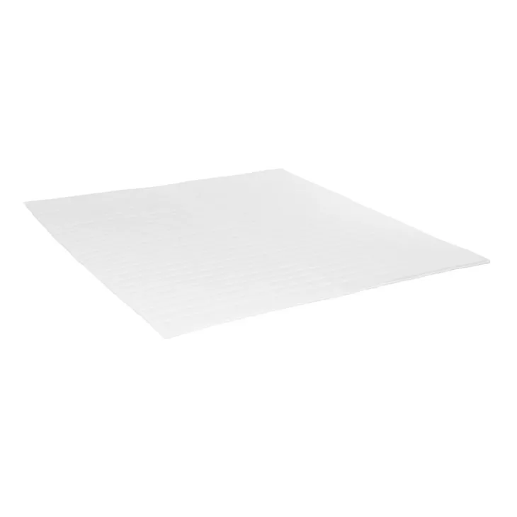 Topper piazza e mezza 120x200cm trapuntato imbottito con elastici bianco Corsica