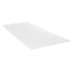 Topper singolo 90x200cm trapuntato imbottito con elastici bianco Corsica