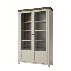 Vetrina soggiorno 126x200h cm 2 ante beige Texel