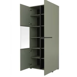 Vetrina 80x184h cm 4 ante verde Lolla