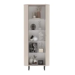 Vetrinetta 80x200h cm 1 anta beige cashmere Lucrezia