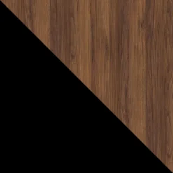 Vetrinetta 53x182h cm 1 anta soggiorno noce nero Wild